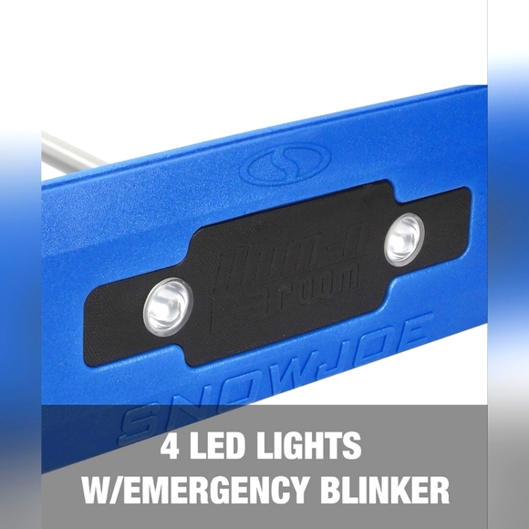 Snow Joe 4-In-1 Telescoping Snow Broom + IceScraper, 18-Inch Foam with Headlight - Picture 5 of 5